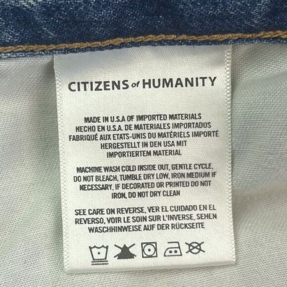 Citizens of Humanity Jeans Sz 26 Sally Flare Lace Up Fly Boho Cowgirl Festival - Picture 15 of 16